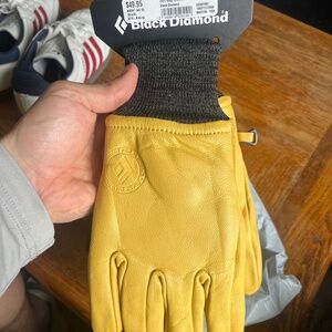 Black Diamond Leather Dirt Bag Ski Gloves - XL
